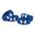 Under Armour 1-Inch Performance Wristband (4 pac Color Royal