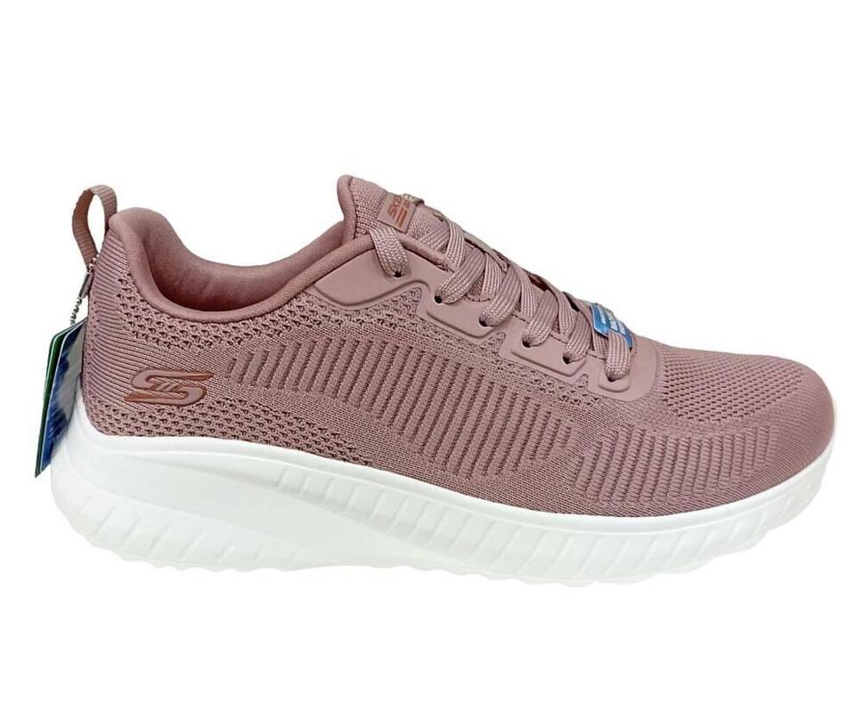 Buty na co dzień damskie SKECHERS BOBS SQUAD CHAOS - FACE OFF lekkie