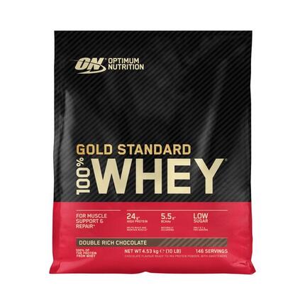 Optimum Nutrition 100% Whey Gold Standard (10lbs) Double Rich Chocolate