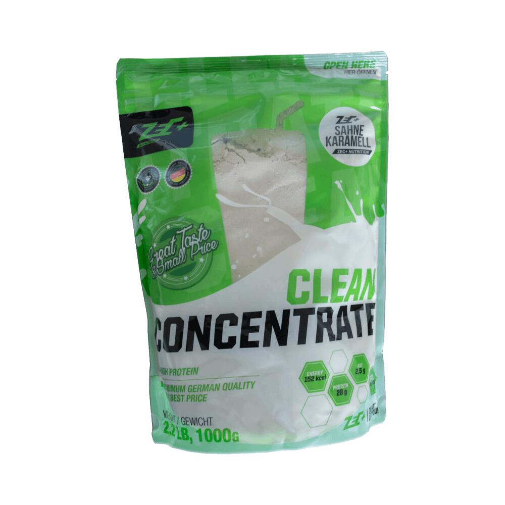 ZEC+ NUTRITION Zec+ Clean Concentrate (1000g) Creamy Caramel - Eiwitten - Wei-eiwit concentraat