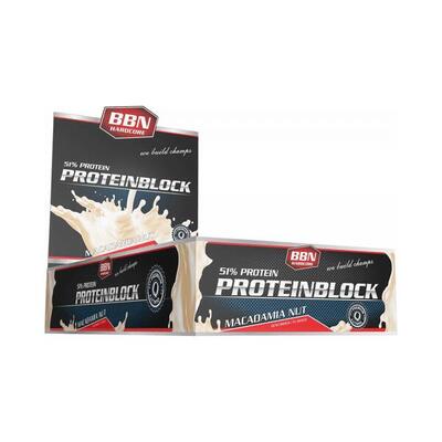 Best body nutrition bbn hardcore protein block (15x90g) macadamia nut - repen