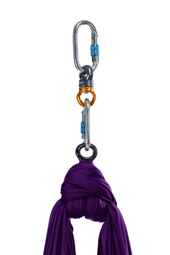 Szarfa akrobatyczna Aerial Silks Taniec w Powietrzu Just z krętlikiem 4/4
