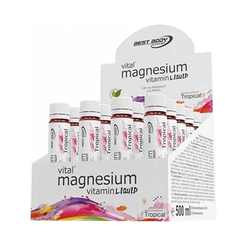 Best Body Nutrition - Best Body Nutrition Magnesium Liquid Shots (20x25ml) Tropical - Sels Minéraux - Decathlon