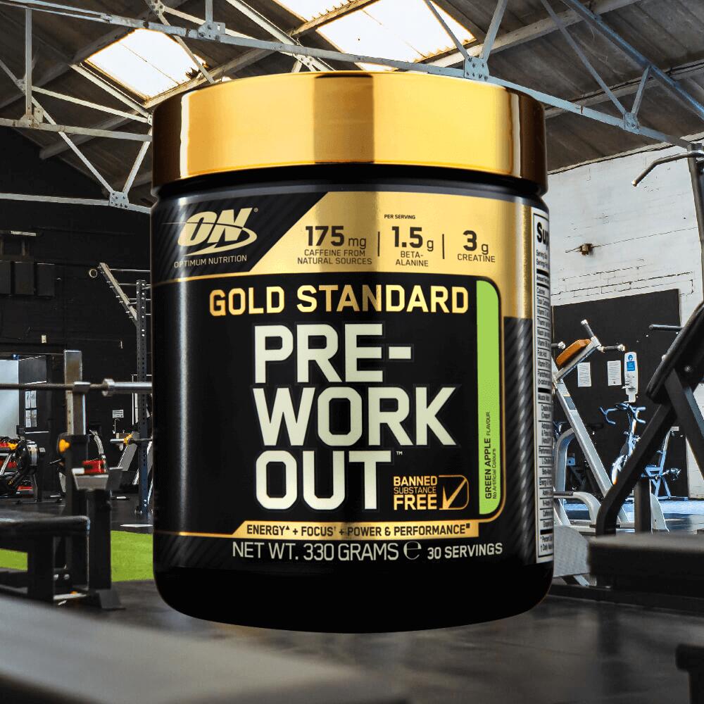 Optimum Nutrition Gold Standard Pre-Workout (330g) Green Apple - Pre-Workout 2/3