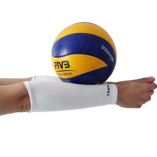 Rękawki siatkarskie unisex JG TEAM prążkowane krótkie 3/6