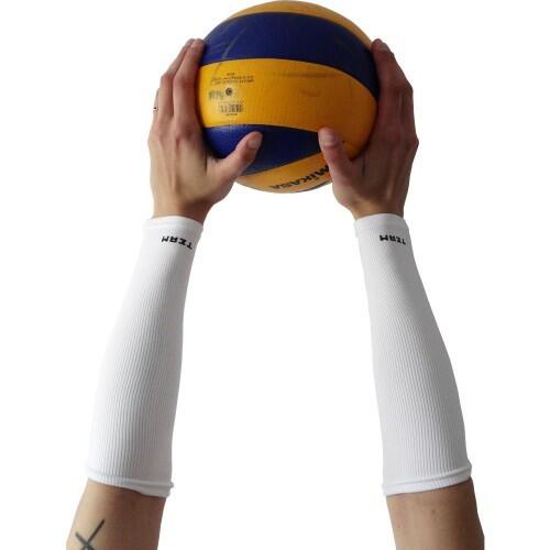 Rękawki siatkarskie unisex JG TEAM prążkowane krótkie 2/6