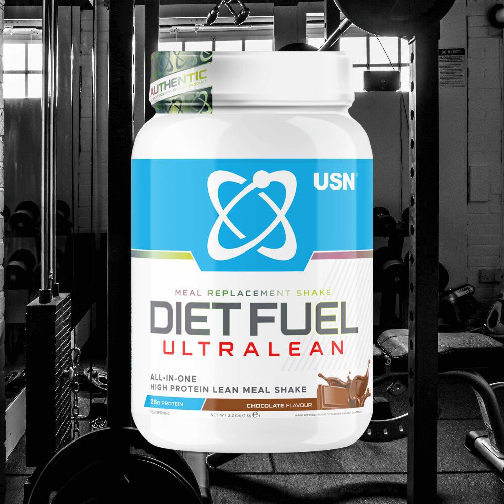 USN Diet Fuel Ultralean (1000g) Chocolate - Protéines - Substitut de repas 2/3