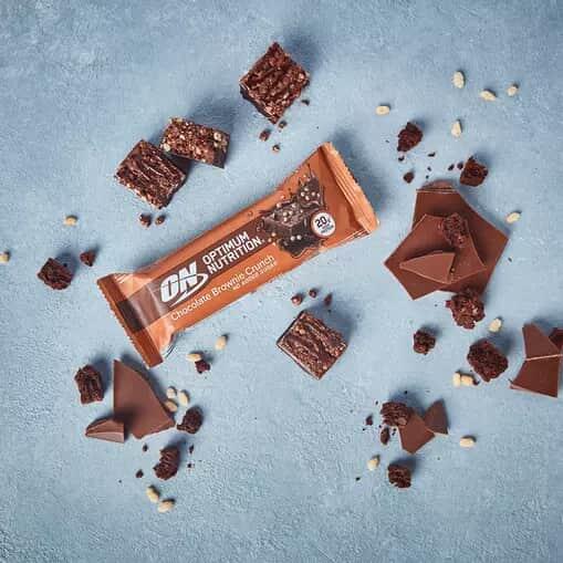 Optimum Nutrition Protein Bar 65g x10 Chocolate Brownie Crunch 3/4
