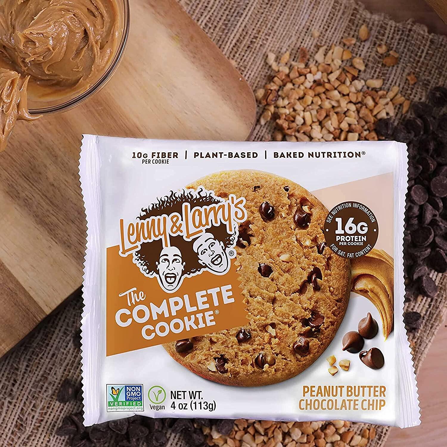Lenny & Larry's The Complete Cookie (12x113g) Peanut Butter Chocolate Chip 6/7