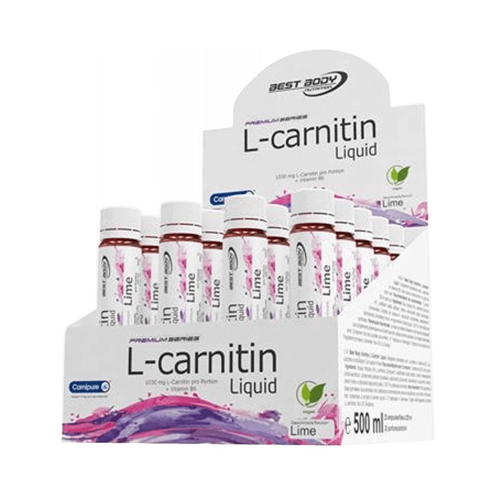 BEST BODY NUTRITION Best Body Nutrition L-Carnitin  (20x25ml) Limette - Dieet & Gewichtsbeheersing