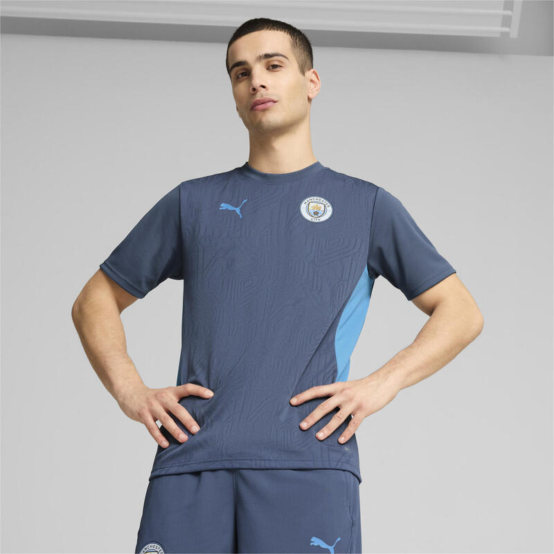 Manchester City trainingsshirt voor heren PUMA Inky Blue Magic