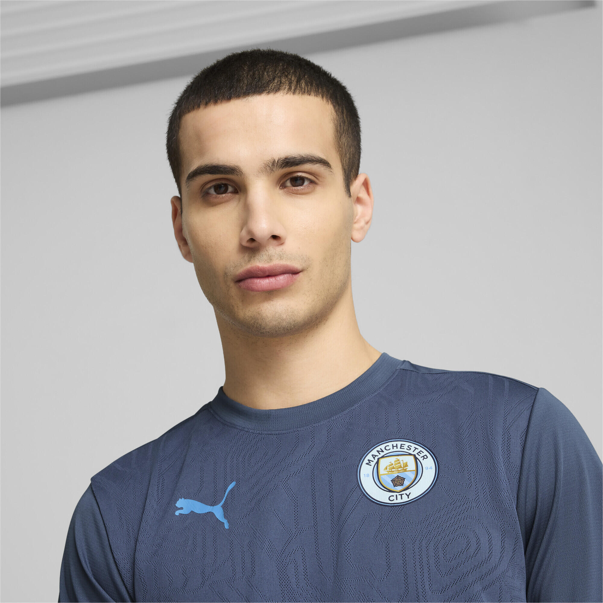 Maillot d’entraînement Manchester City Homme PUMA Inky Blue Magic 3/7
