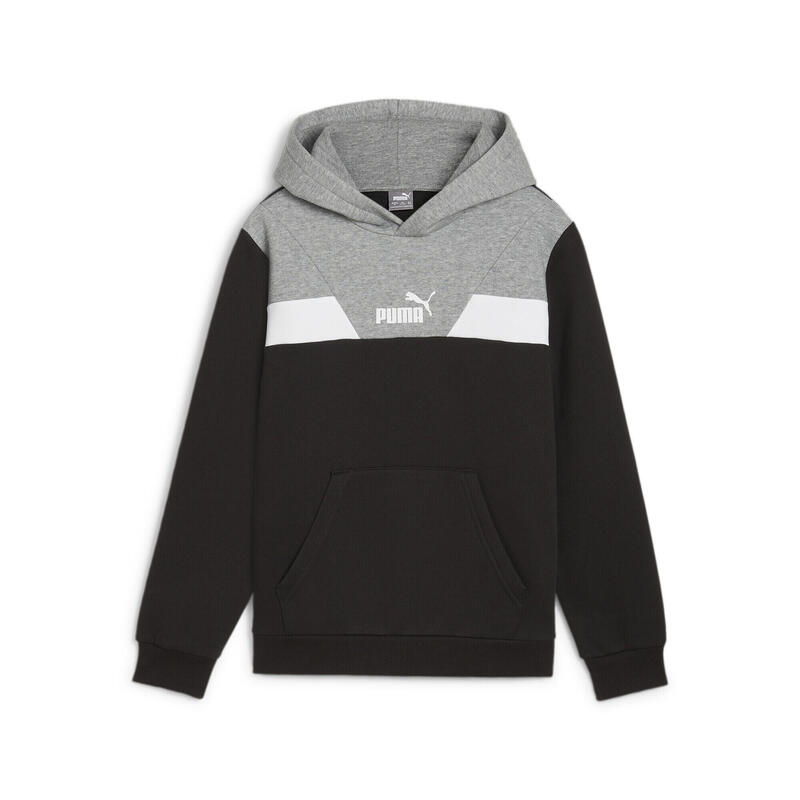 Hoodie colorblock PUMA POWER Enfant et Adolescent PUMA Black