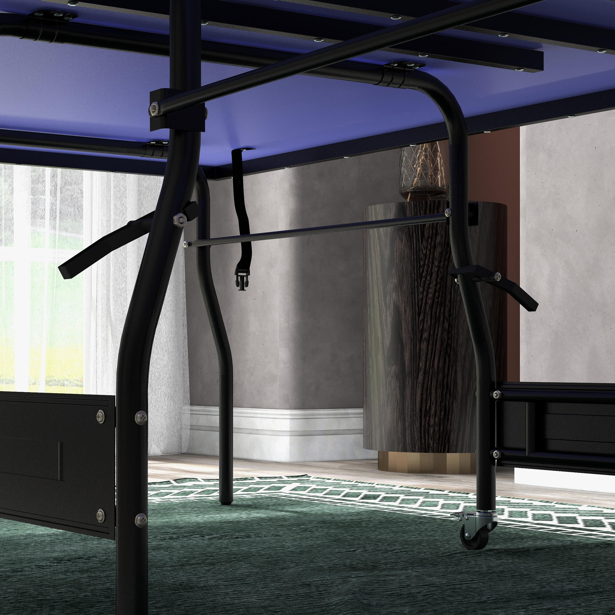 Mesa de ping pong azul SPORTNOW 5/7