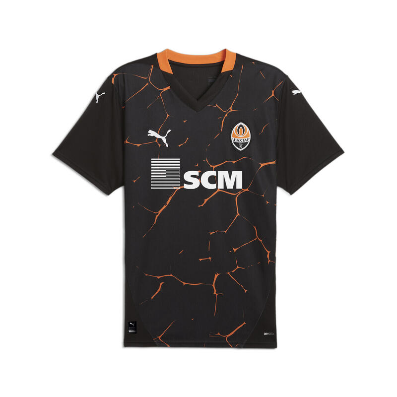 FC Shakhtar Donetsk 24/25 uitshirt voor heren PUMA Black Rickie Orange