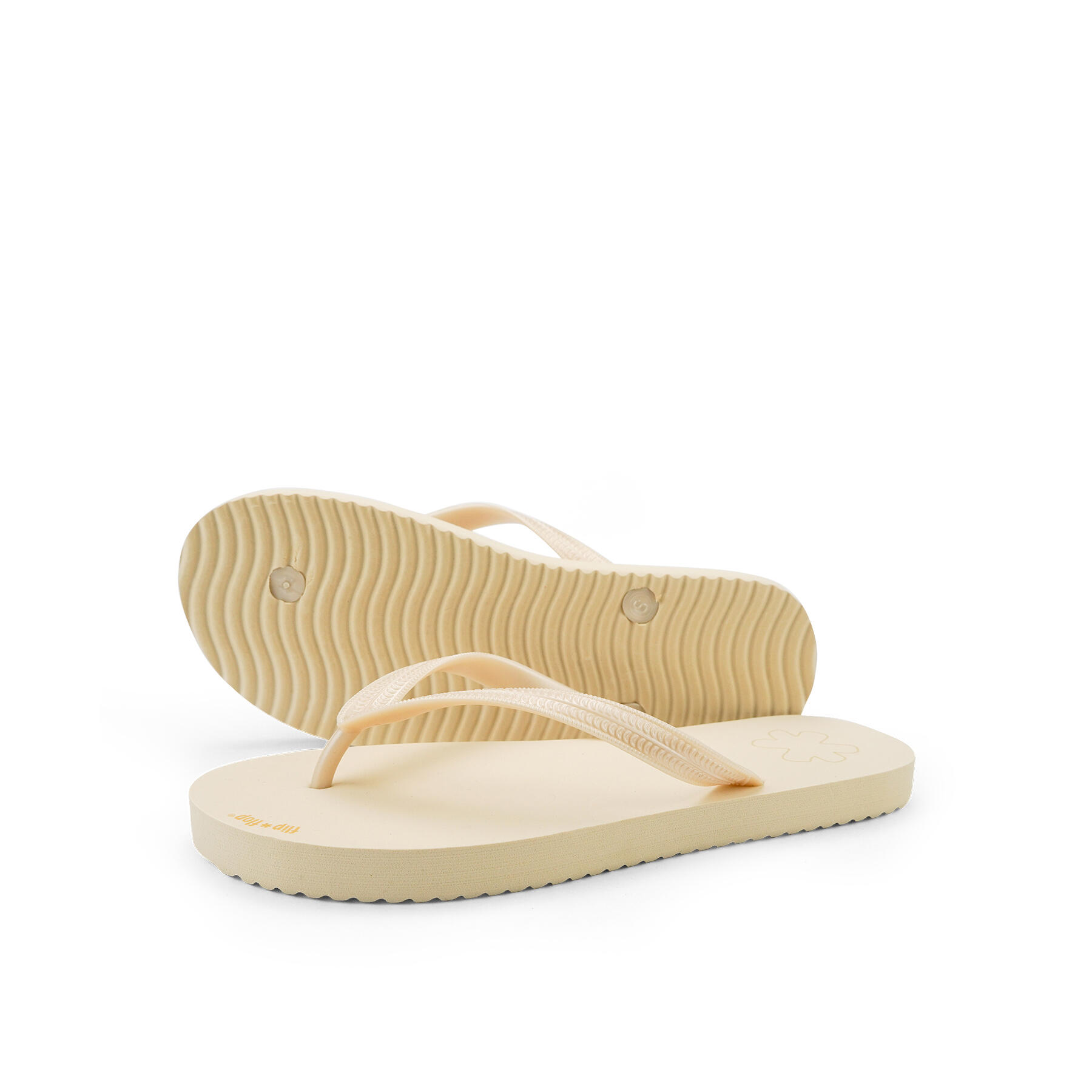 Flip Flop - Femme Sandale Originals*métallisé Beige - Claquettes - Blanc - 41 - Decathlon