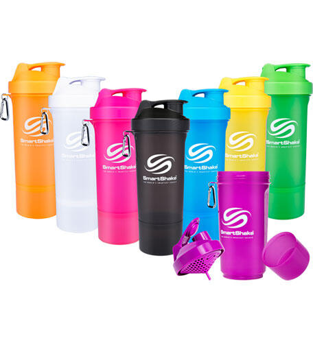 SMARTSHAKE Smartshake Slim (500ml) Neon Pink - Accessori per il fitness