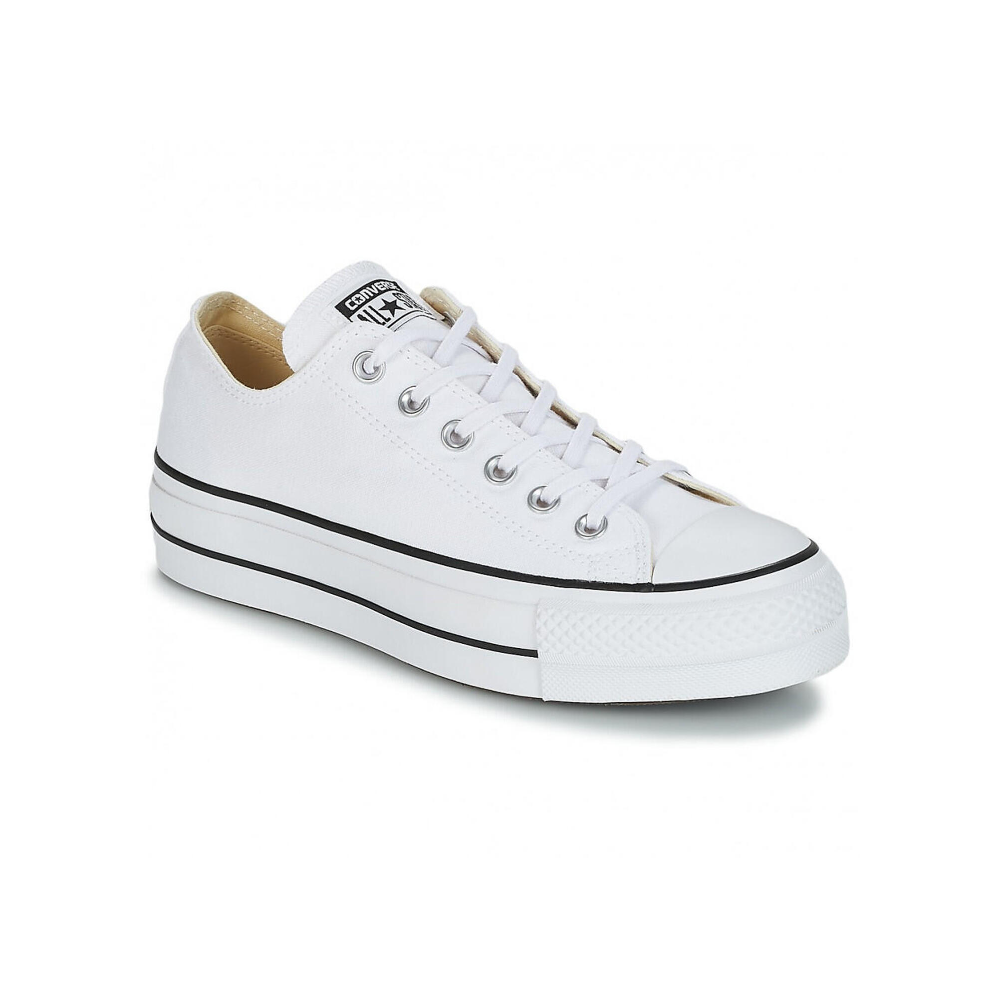 Converse - Chaussures Basses À Plateforme Pour Adulte Chuck Taylor All Star Platform Canvas - Chaussures De Sport - Blanc - 40 - Decathlon