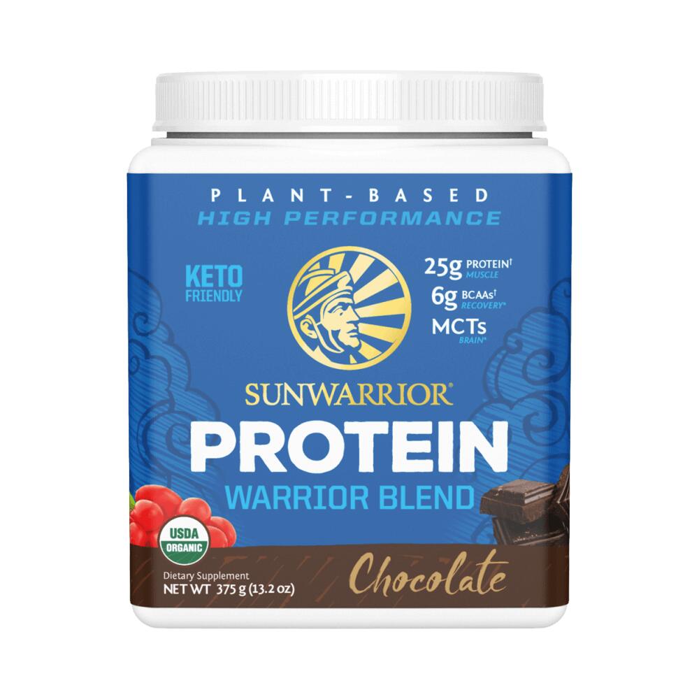SUNWARRIOR Sunwarrior Warrior Blend Organic (375g) Chocolate - Eiwitten
