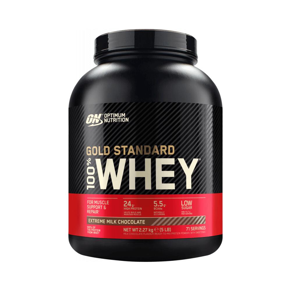 Optimum Nutrition - Optimum Nutrition 100% Whey Gold Standard (5lbs) Extreme Milk Chocolate - Whey Protéine - Decathlon