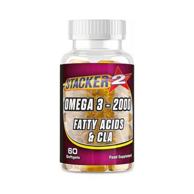 Stacker2 dexi omega 3 - 2000 (60) standard - vitaminen. mineralen & gezondheid