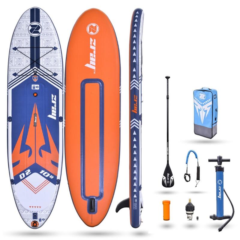 ZRAY DUAL D2 Dropstitch DC 325x81x15cm 10'x32 "x6" Stand Up Paddle Hinchable