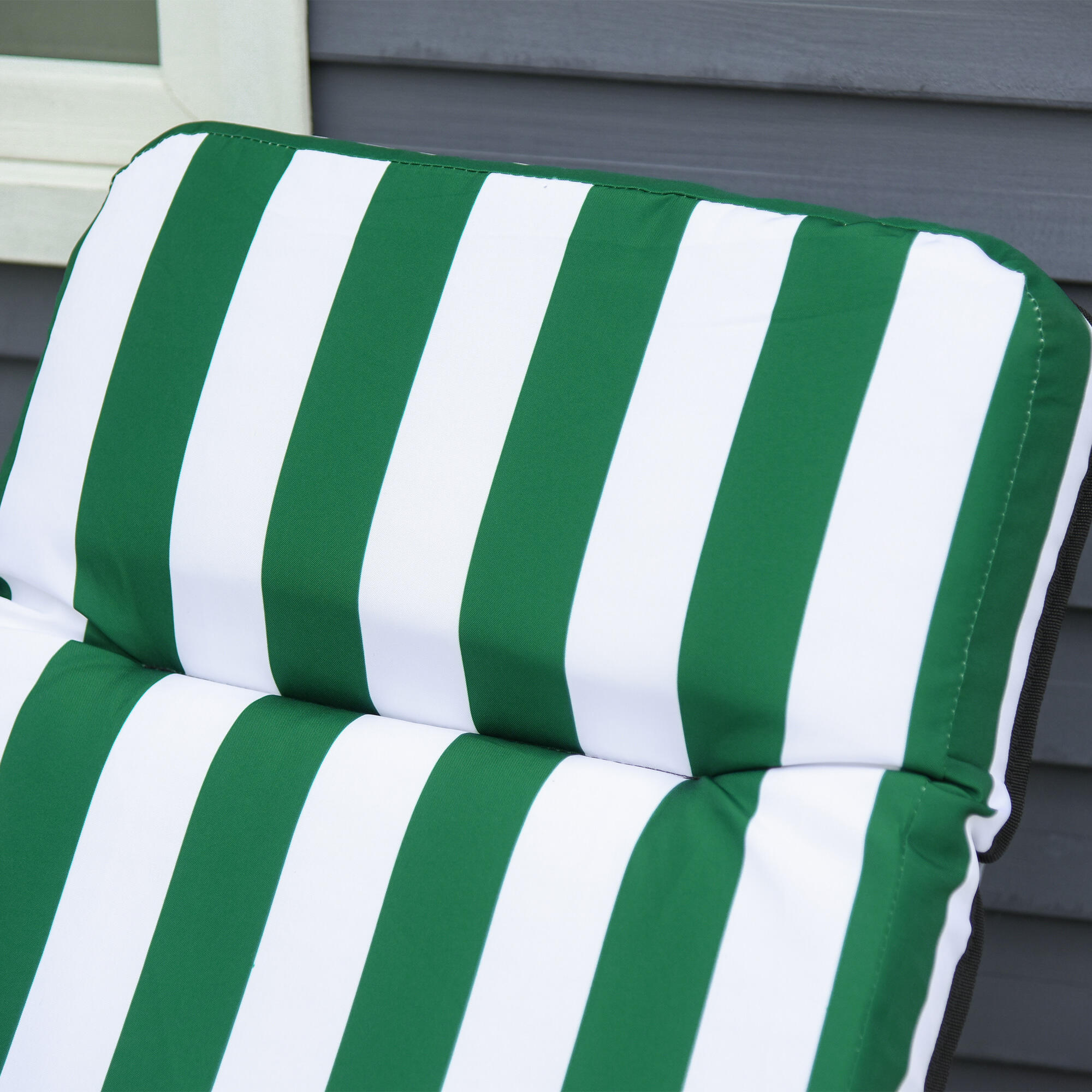 2 Tumbonas Plegables Outsunny 60x75x102 cm Verde 4/7