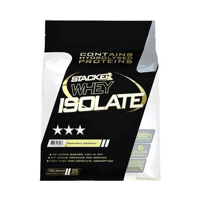 Stacker2 whey isolate (750g) pineapple coconut - eiwitten - wei-eiwit isolaat