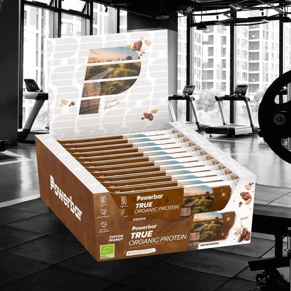 Powerbar True Organic Protein Bar (16x45g) Cocoa Peanut 4/5