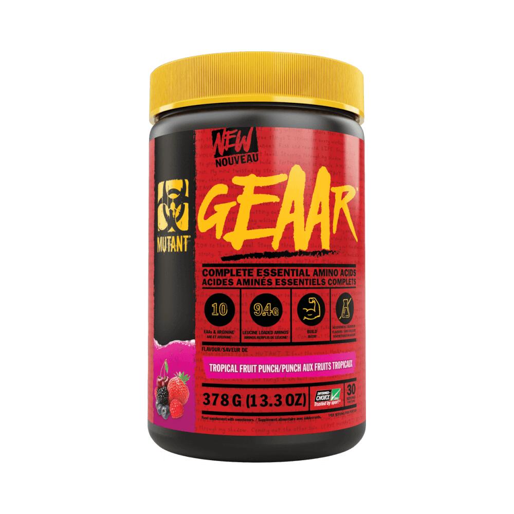 Mutant Mutant Geaar (30 serv) Tropical Fruit Punch - Amino Acids - EAA