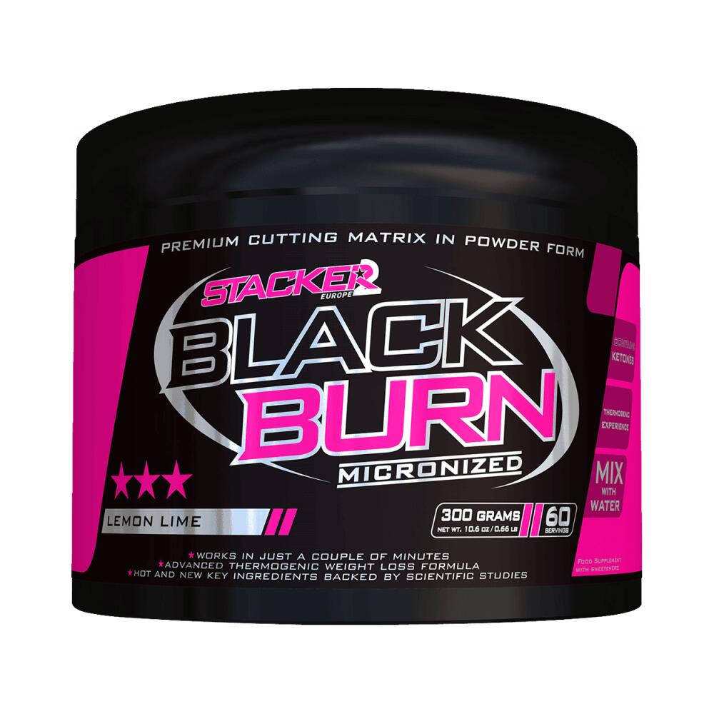 STACKER2 Stacker2 Black Burn Micronized (300g) Lemon-Lime - Dieta e gestione del peso