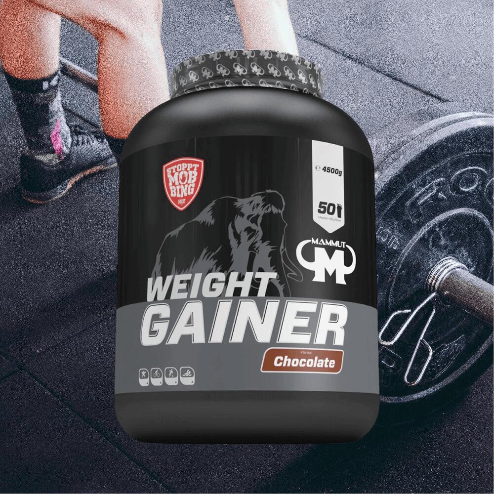 Mammut Weight Gainer Crash 5000 (4500g) Chocolate - Gewichtstoename 2/4