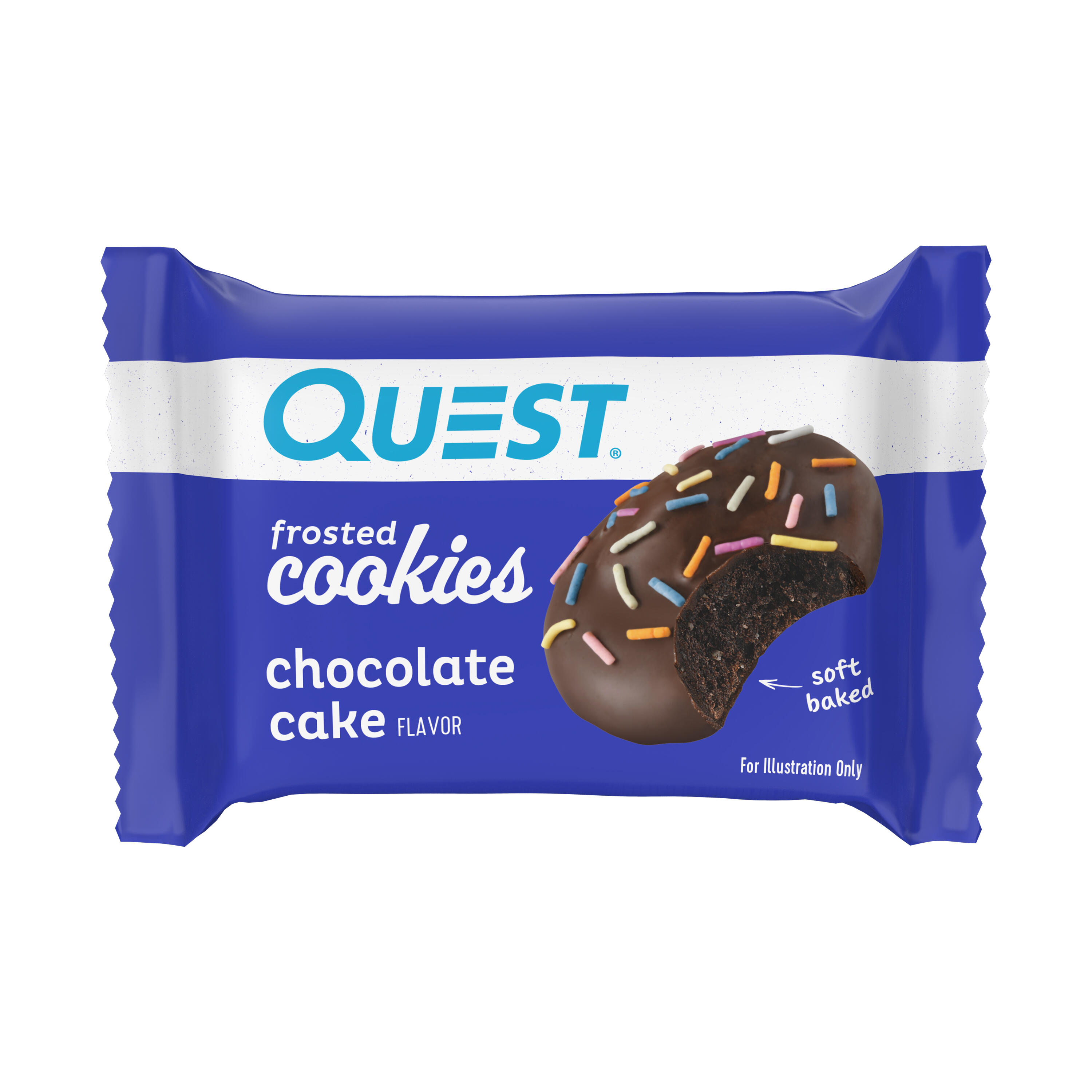 Quest Nutrition Protein Frosted Cookies (8x25g) Chocolate Cake 4/4
