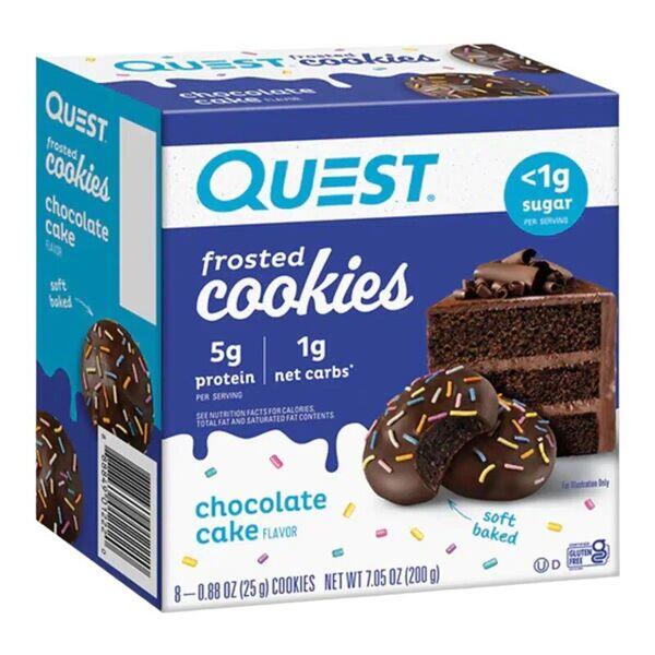 QUEST NUTRITION Quest Nutrition Protein Frosted Cookies (8x25g) Chocolate Cake