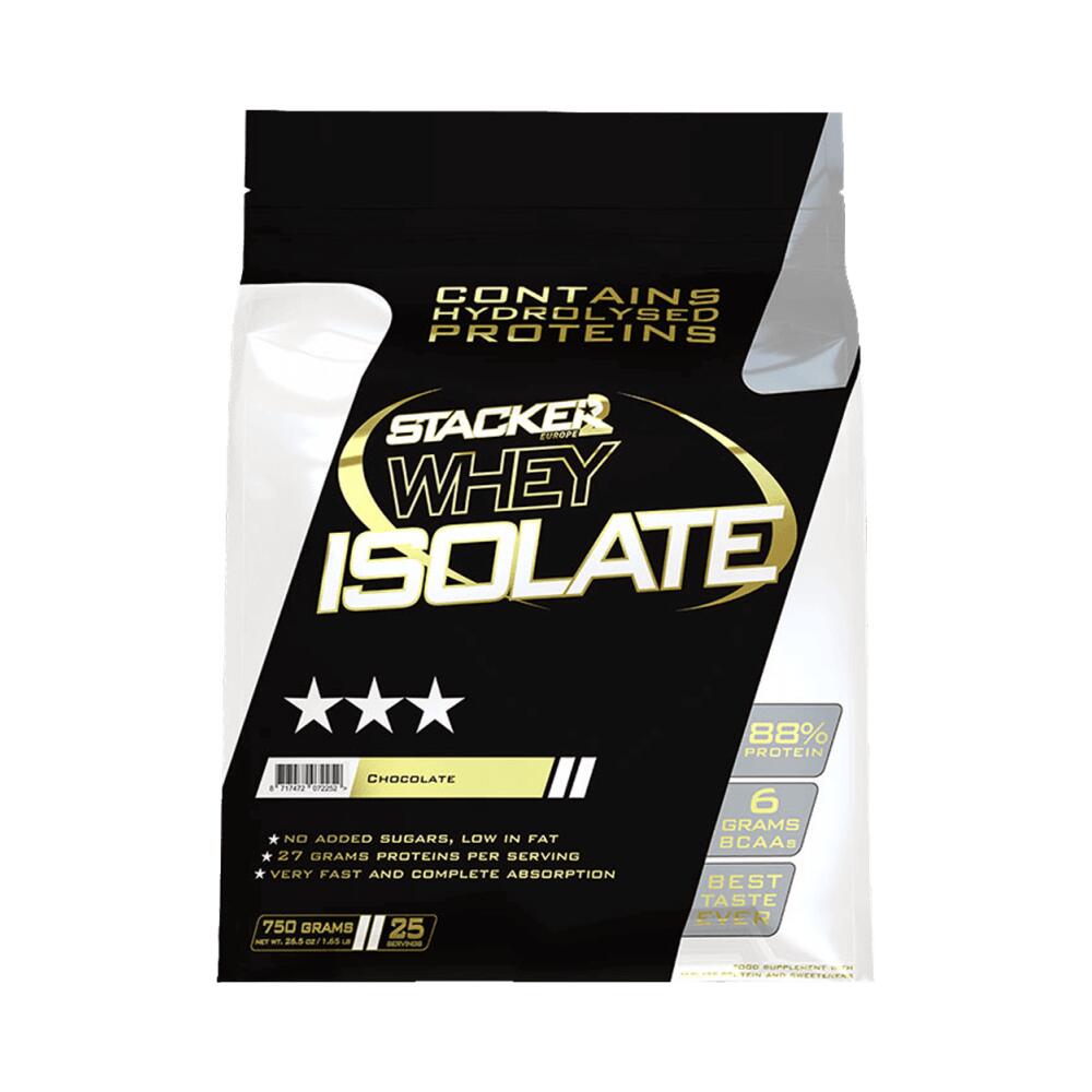 STACKER2 Stacker2 Whey Isolate (750g) Chocolate - Eiwitten - Wei-eiwit isolaat