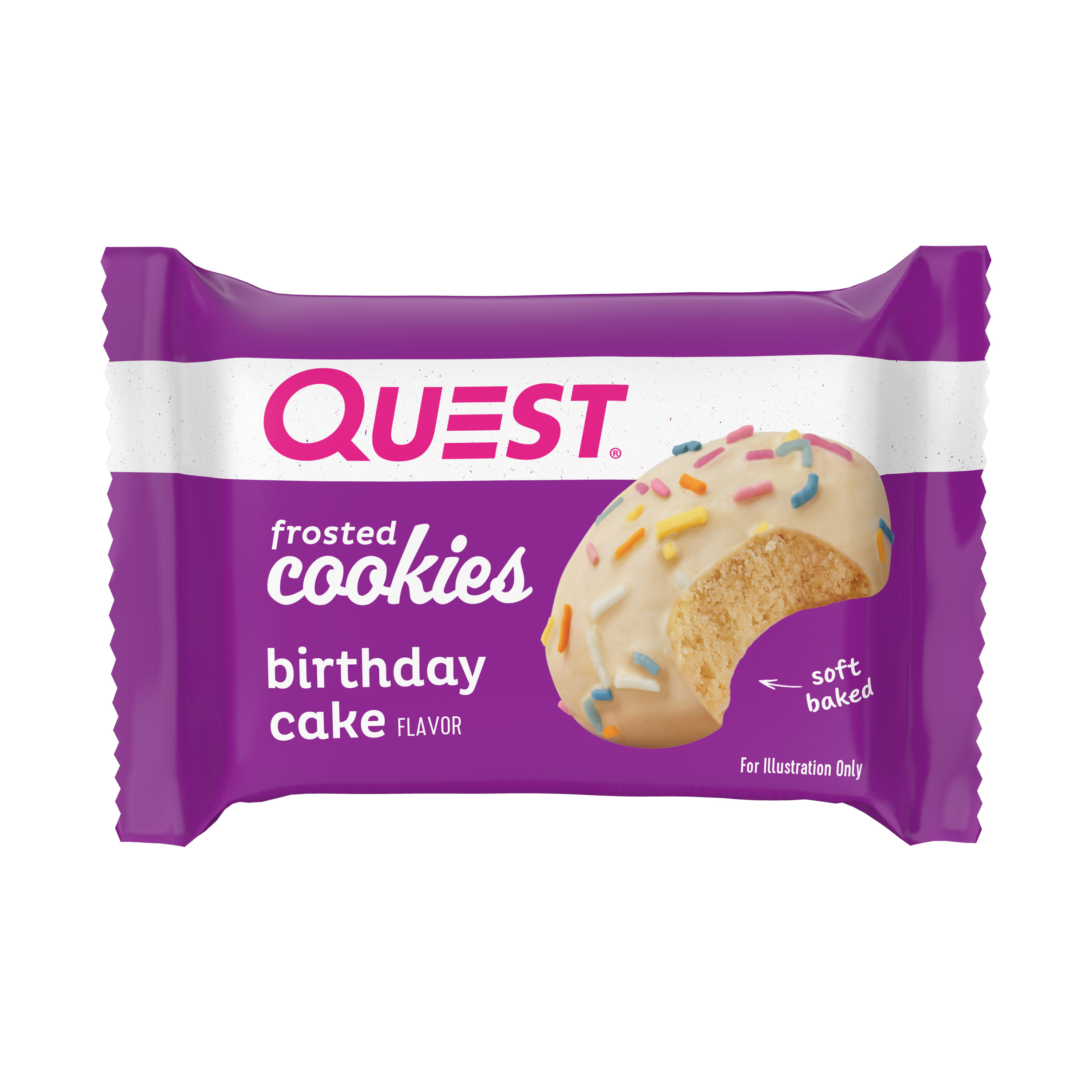 Quest Nutrition Protein Frosted Cookies (8x25g) Birthday Cake 4/4
