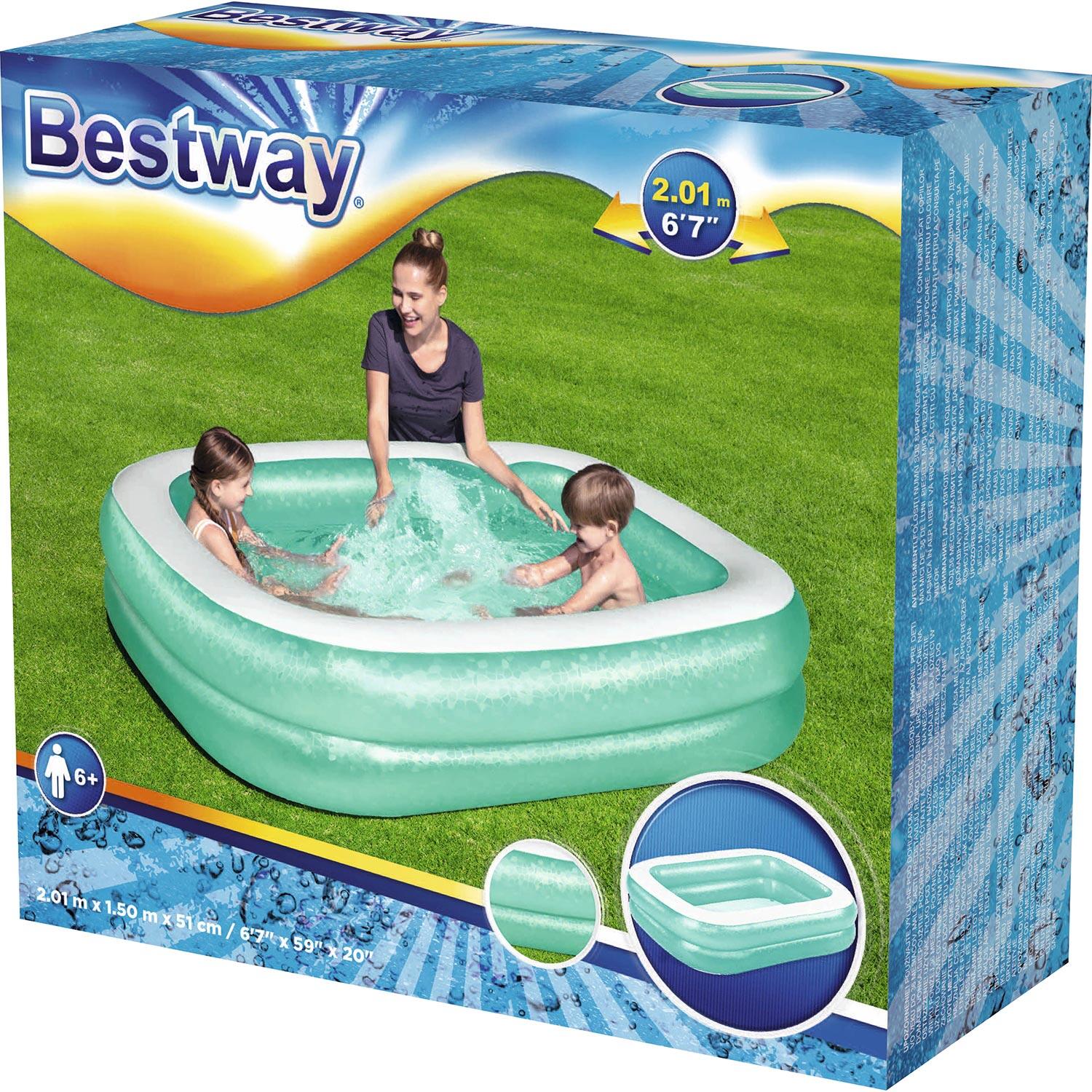 PISCINA INSUFLÁVEL rectangular 201x150x51 cm bestway