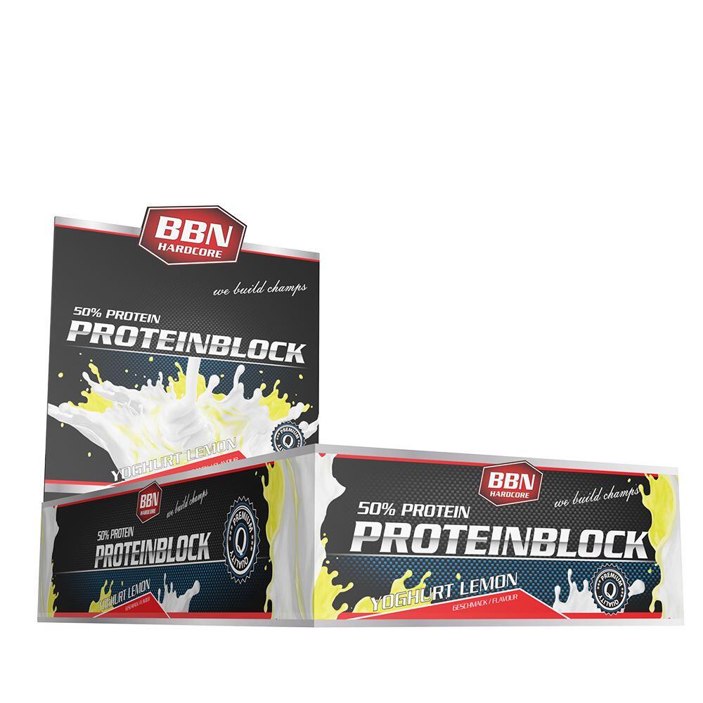 Best Body Nutrition BBN Hardcore Protein Block (15x90g) Yoghurt Lemon - Barres 4/4