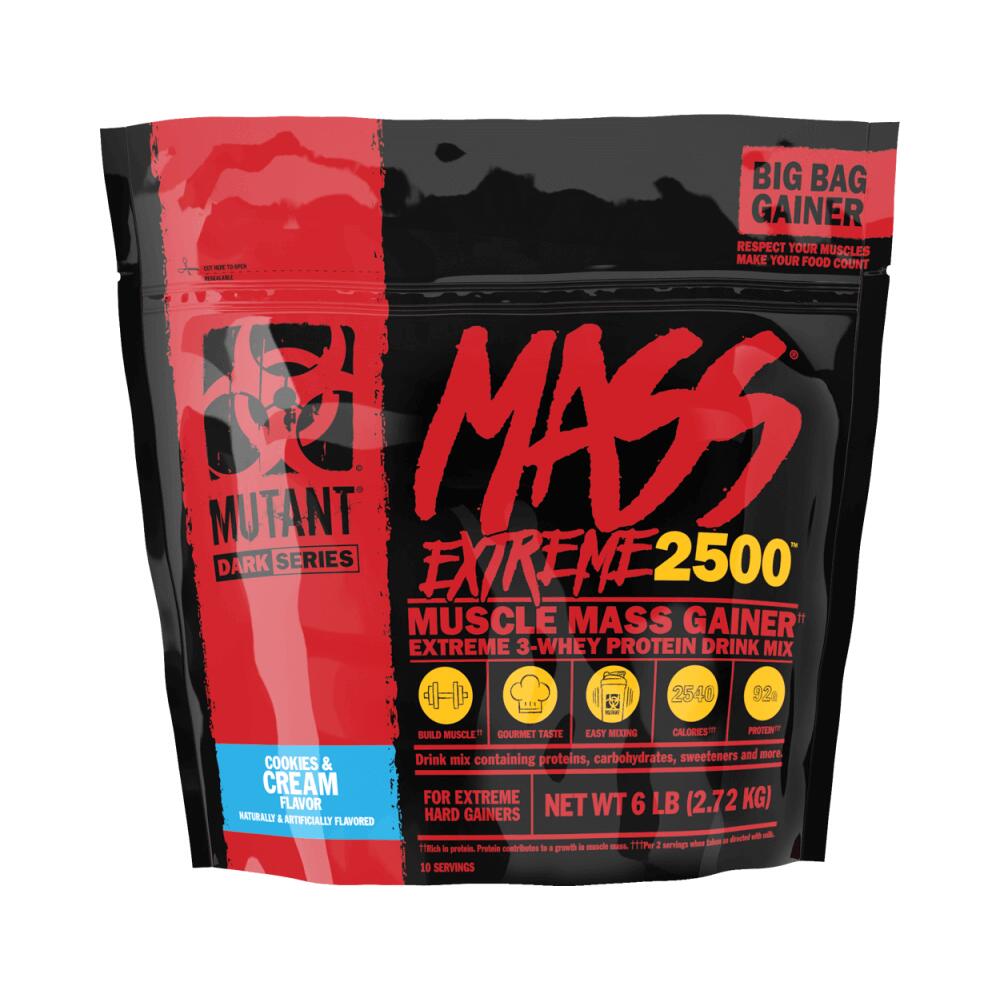 MUTANT Mutant Mutant Mass XXXTREME 2500 (6lbs) Cookies & Cream - Aumento di peso