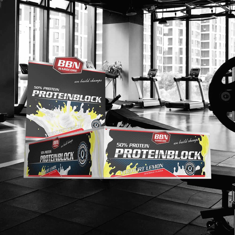 Best Body Nutrition BBN Hardcore Protein Block (15x90g) Yoghurt Lemon - Barres 2/4
