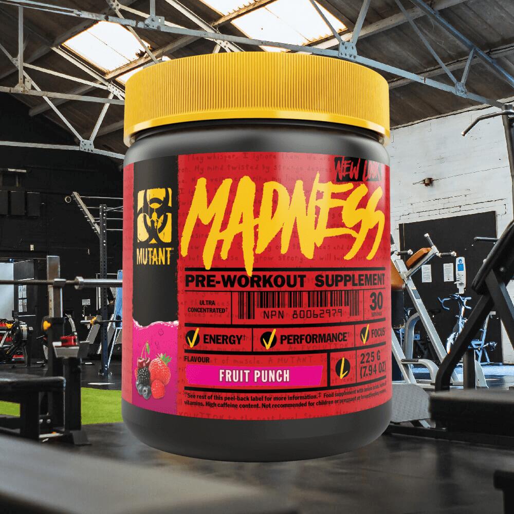 Mutant Mutant Madness (30 serv) Fruit Punch - Pre-Workout - Pre-Workout Booster 2/3
