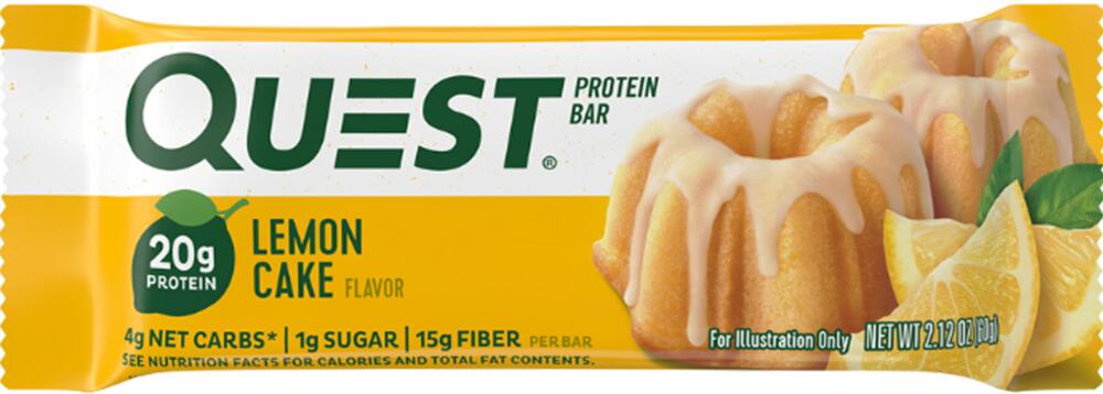 Barres protéinées - Quest Bar - Gâteau au Citron Boite de 12 4/4