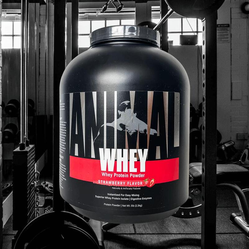 Universal Nutrition Animal Whey (5lbs) Strawberry