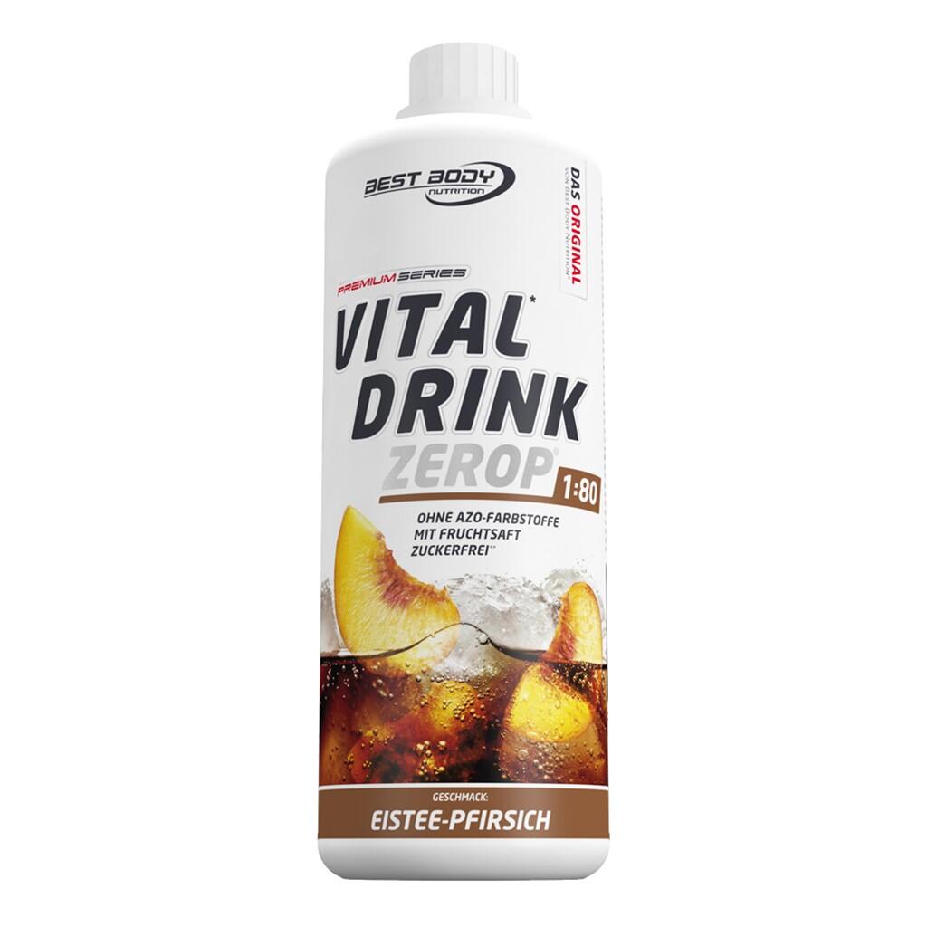BEST BODY NUTRITION Best Body Nutrition Vital Drink Zerop (1000ml) Iced Tea Peach