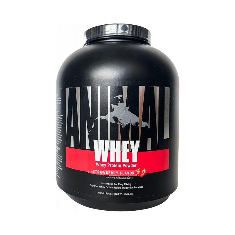 Universal Nutrition Animal Whey (5lbs) Strawberry