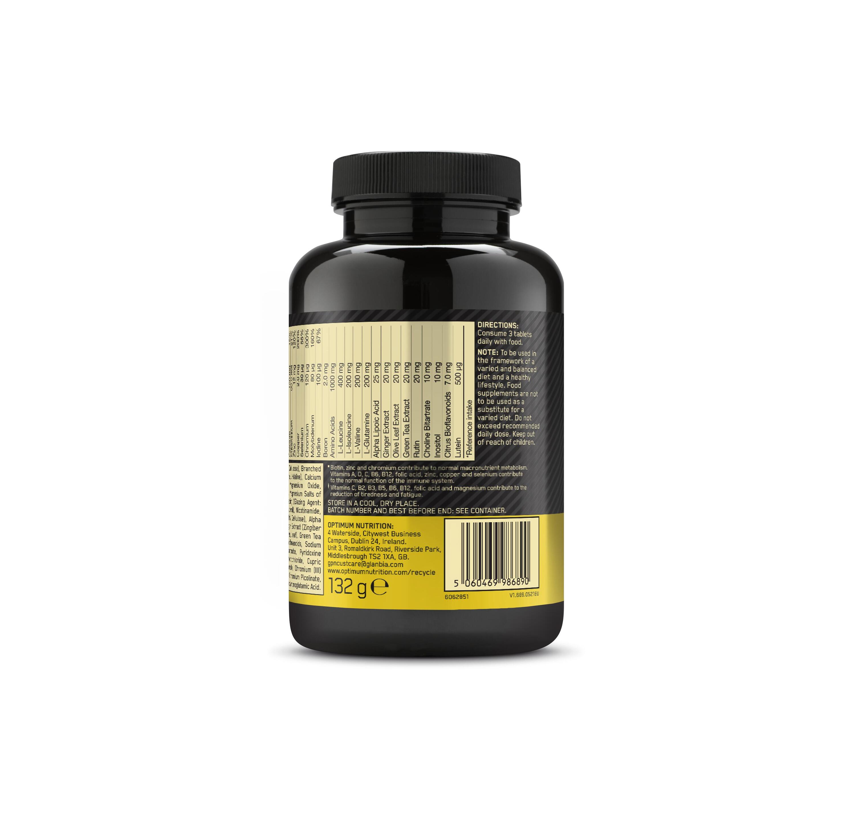 Optimum Nutrition Opti-Men (90) Standard - Vitamines, minéraux et santé 4/4