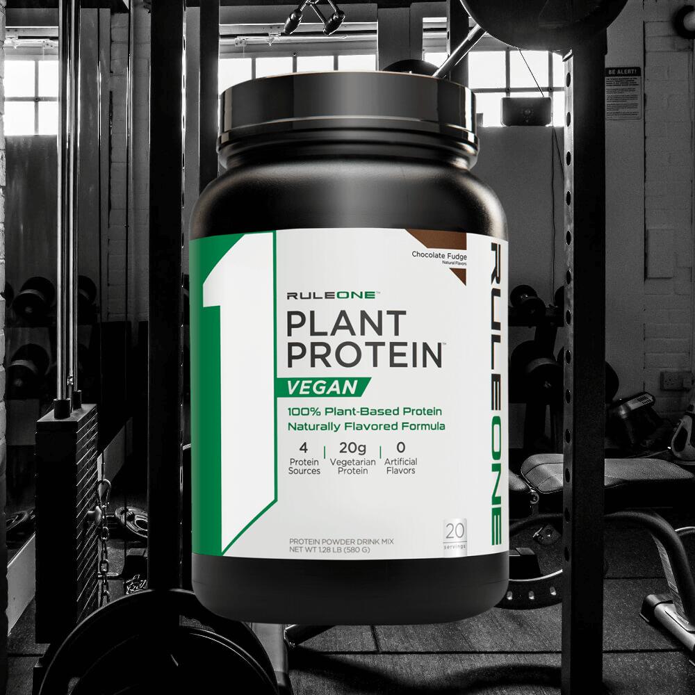 Rule1 R1 Plant Protein (1,2lbs) Chocolate Fudge 2/3