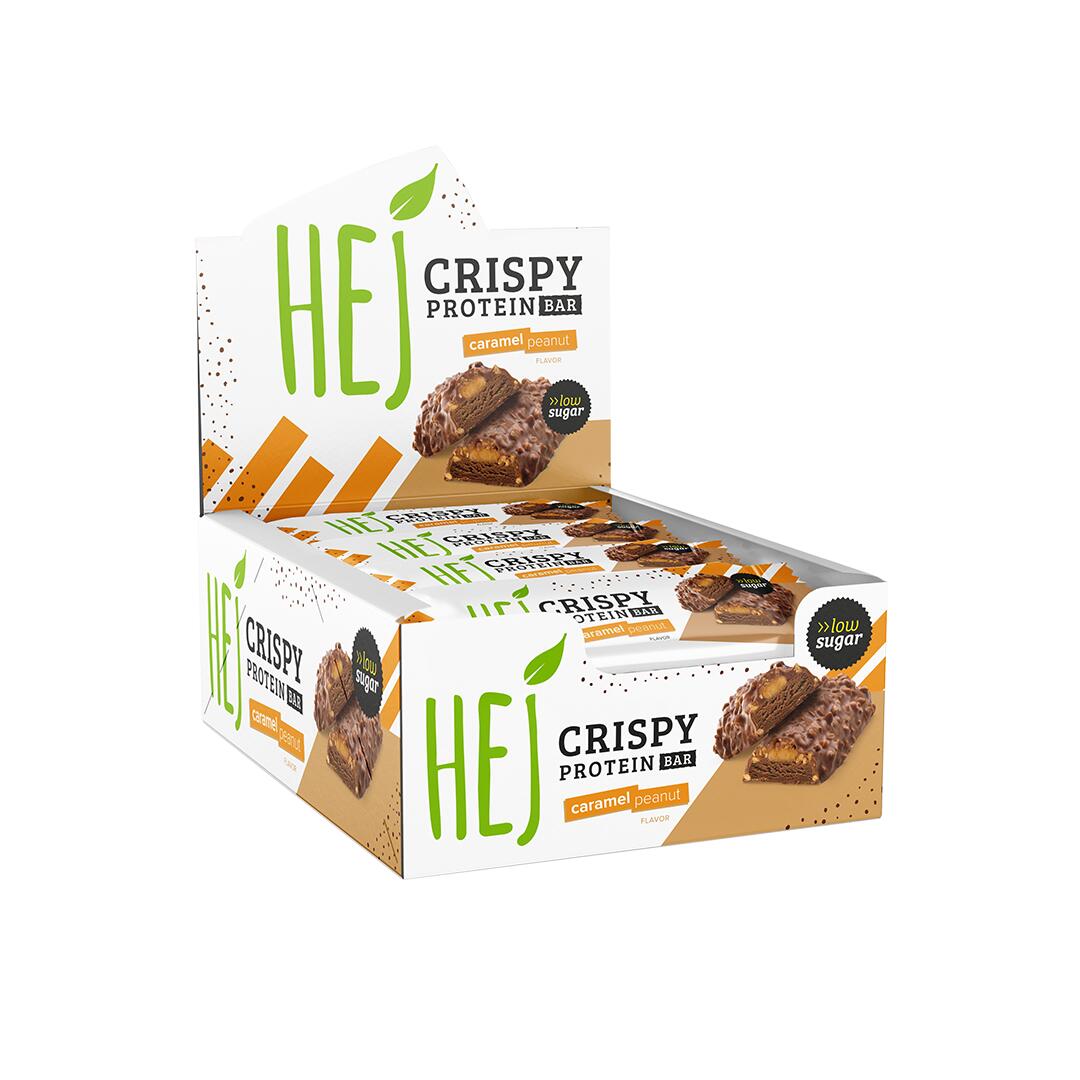 HEJ Natural HEJ Crispy Bar (12x45g) Caramel Peanut - Riegel - Protein-Riegel 5/5