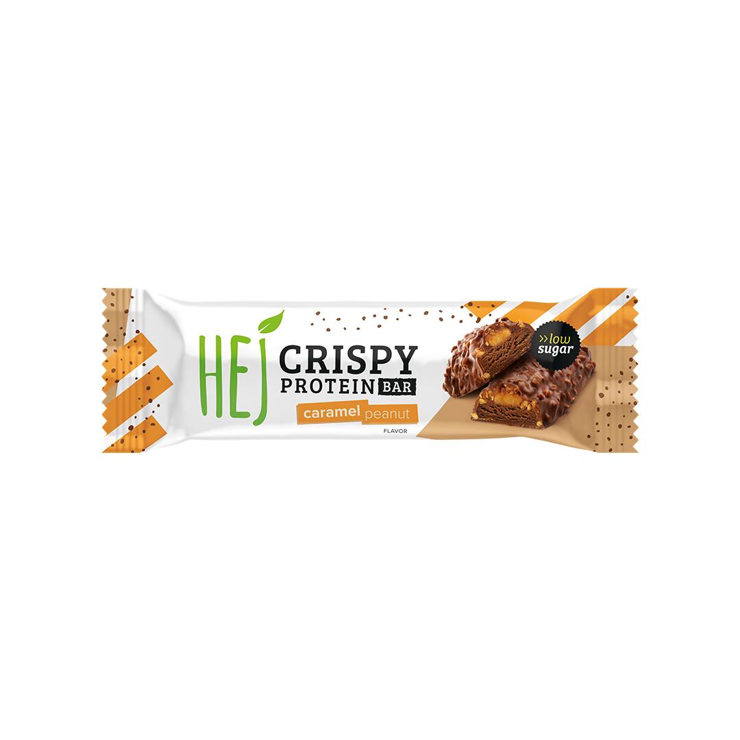 HEJ Natural HEJ Crispy Bar (12x45g) Caramel Peanut - Riegel - Protein-Riegel 4/5