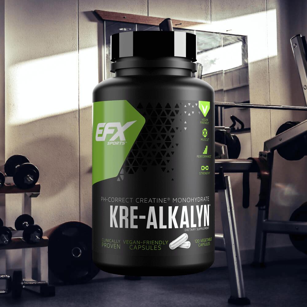 EFX Kre-Alkalyn (120 vcaps) Unflavoured 2/3